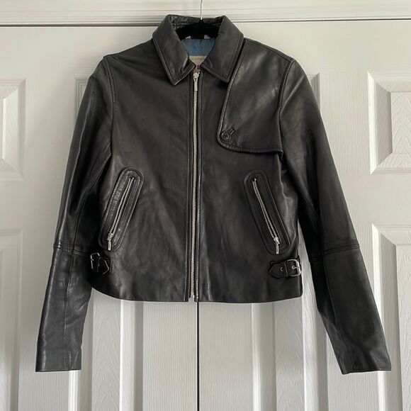Box & Christensen Women’s Black Motorcycle Jacket - Picture 1 of 6